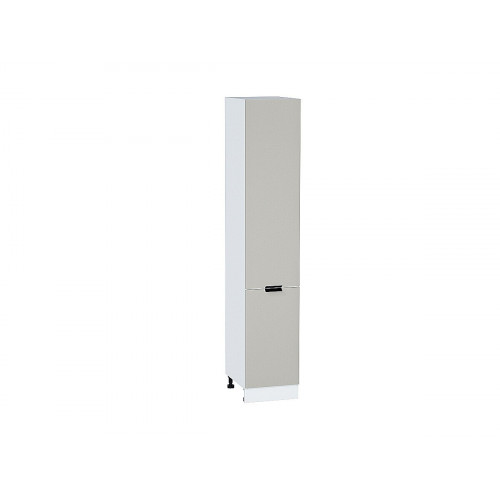 2132*400* Шкаф пенал с 2-мя дверцами Евро Агат Белый
