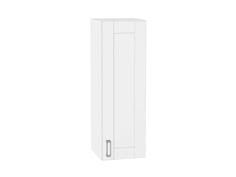 Кухня 920*300*Шкаф верхний с 1-ой дверцей Лофт White Silk/Белый